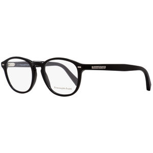Zegna Oval Eyeglasses EZ5057 001 Black 49mm 5057